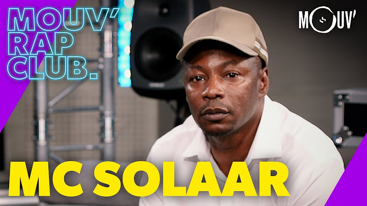 MC SOLAAR : "Laylow, j'suis tombé dedans et j'ai écouté toute la discographie"
