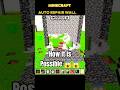 Insane Auto-Repairing Wall in Minecraft! 🧱