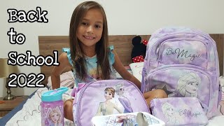 Unboxing and Reviewing Disney Frozen School Bag Set | #backtoschool 2022