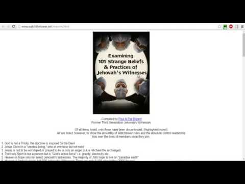 101 Jehovah's Witness Issues - YouTube