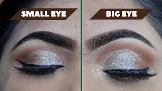 Secret Tips Of Eye Makeup That Make Your Eyes Looks Bigger And Smaller || Power Of Makeup