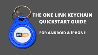 One Link Digital Business Card Keychain Quick Start Guide