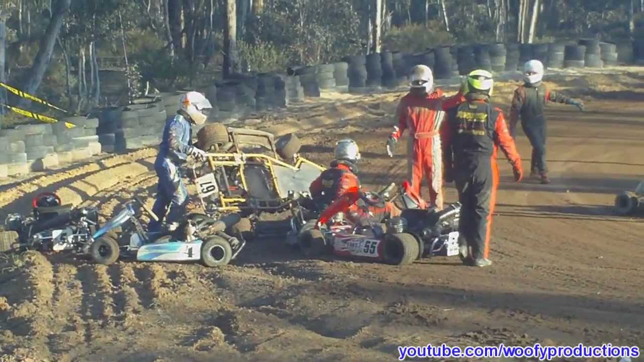 Western Australian Dirt Kart Title 2012 Highlights YouTube
