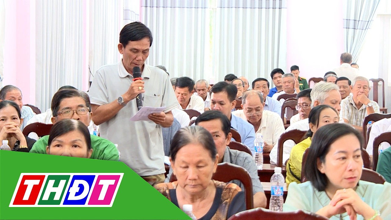 Đồng Tháp: Cử tri đặt kỳ vọng vào chương trình hành động của người ứng cử | ĐBDC với cử tri | THDT