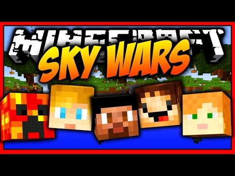5 MAN MINECRAFT MEGA SKYWARS
