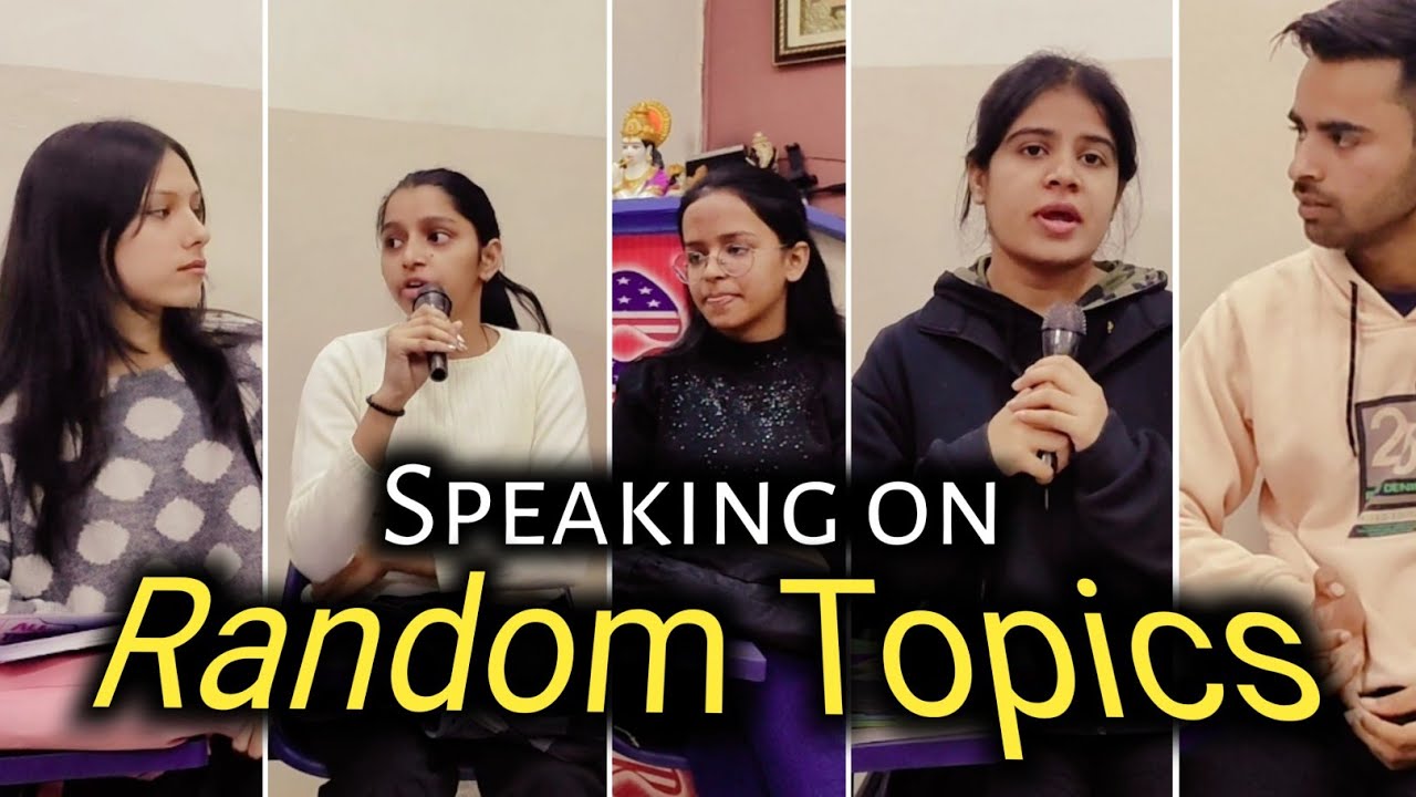 Extempore session | Spoken English | American Institute Rohini #delhi # ...