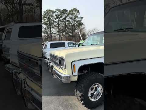 LS square body with a fresh set of tires and wheels Mickey Thompson Canyon nice for sale truck