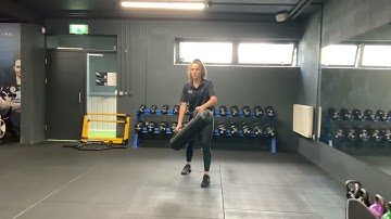 Aquabag Diagonal Chops - Split Stance