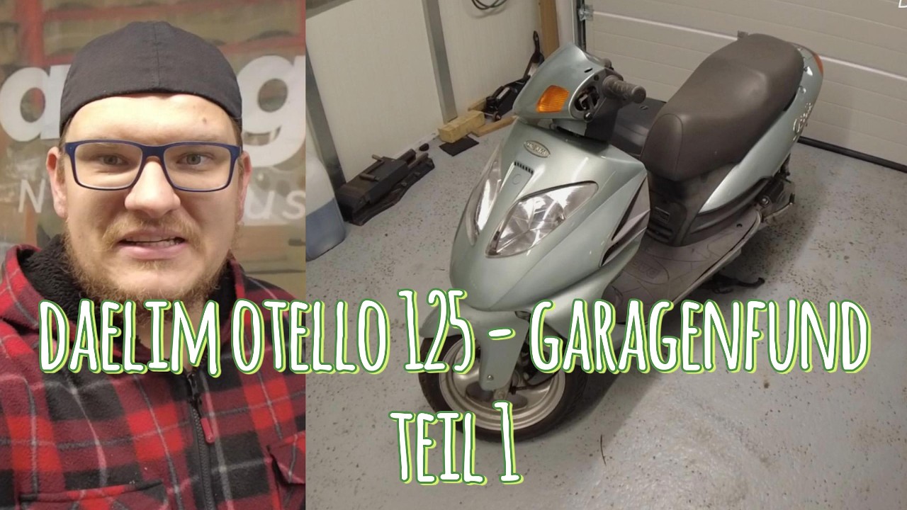 *75* Daelim Otello 125 - Garagenfund - Teil 1 - Harakiri-Action #werkstatt #scooter #motorrad