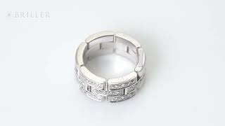 CARTIER マイヨン パンテールリング ホワイトゴールド ハーフ