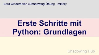 Famous Deutsch - Mittel - Erste Schritte mit Python: Grundlagen Net Worth