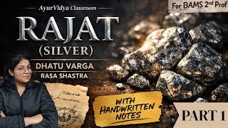 Rajat Rasa Shastra Bams 2Nd Proff Ayurvidya