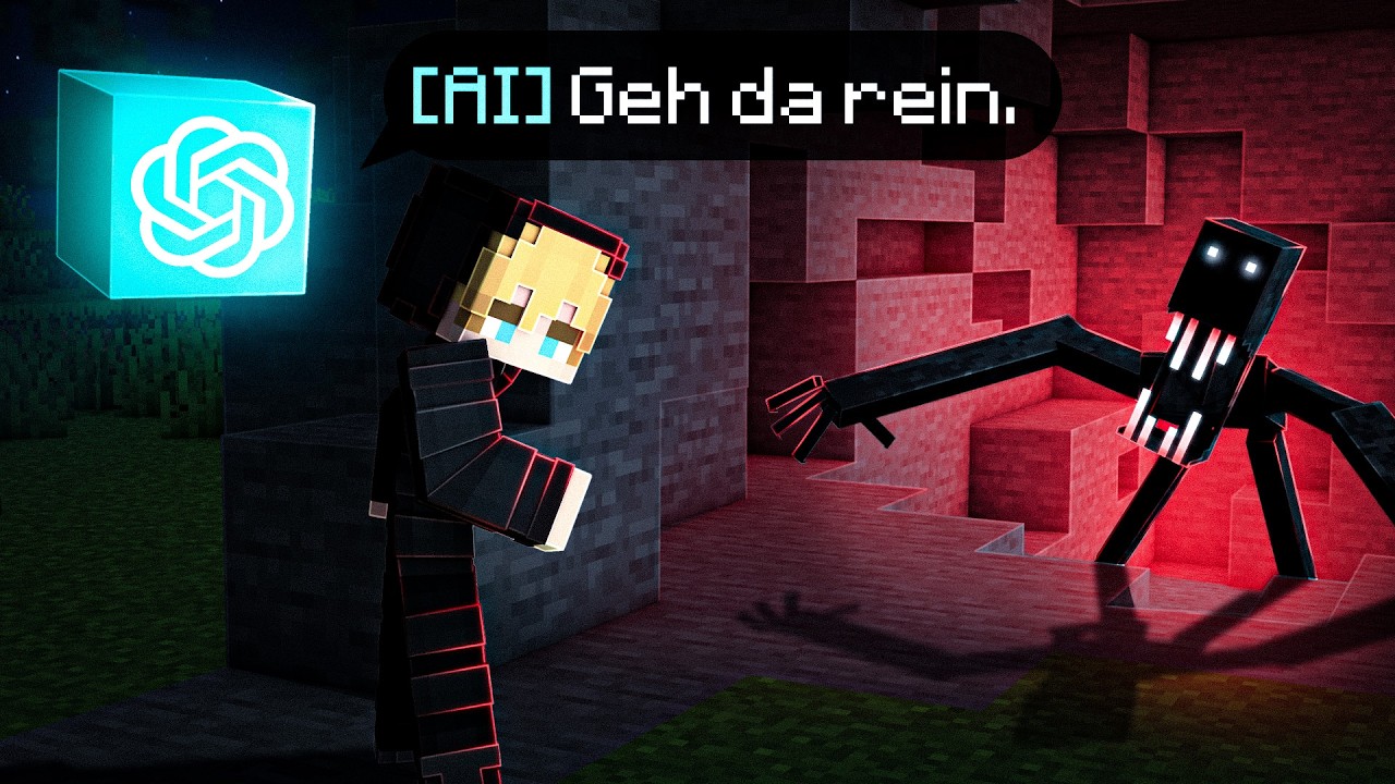 MINECRAFT mit HORROR MODS, aber eine AI HILFT MIR