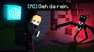 MINECRAFT mit HORROR MODS, aber eine AI HILFT MIR