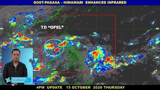Public Weather Forecast Issued at 4:00 PM October 15, 2020