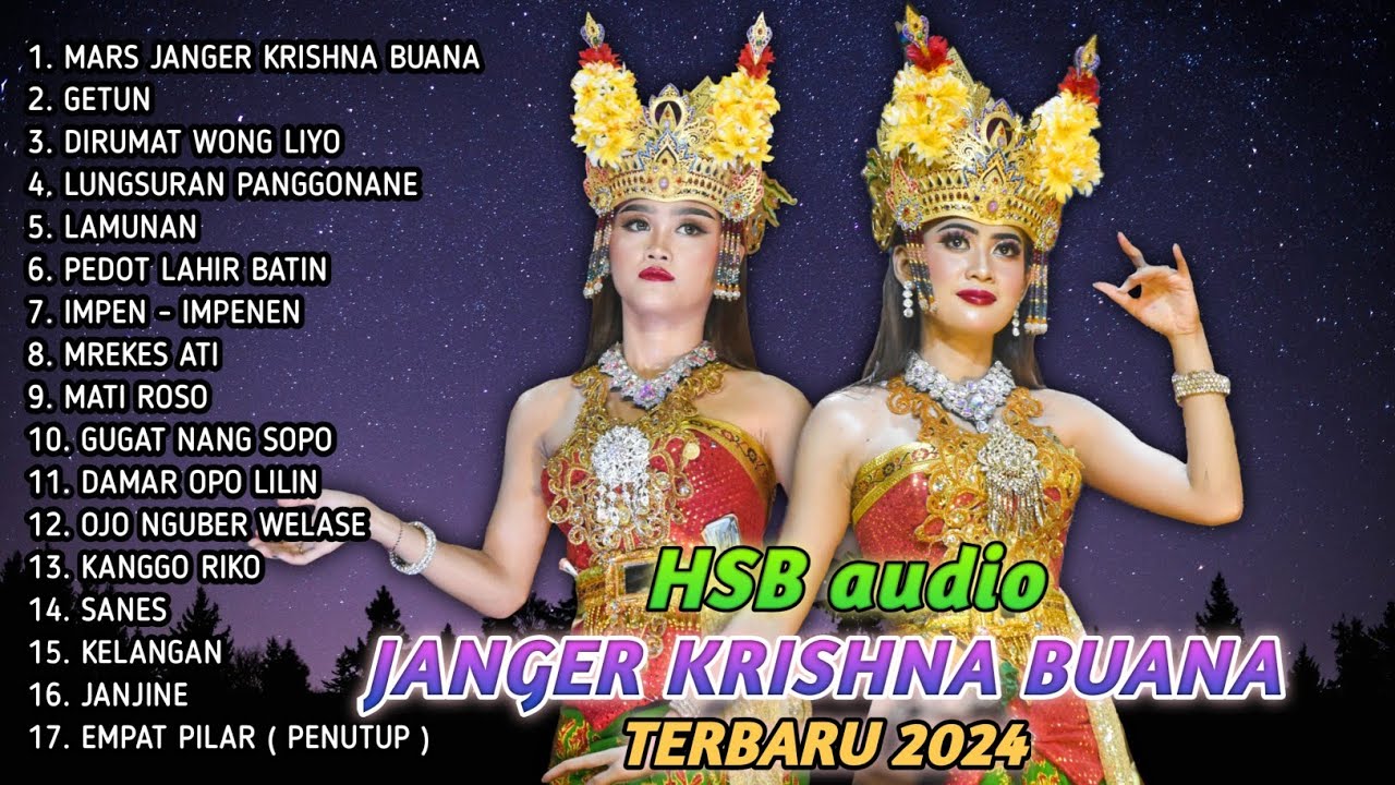 AUDIO MP3 COCOK UNTUK CEK SOUND - JANGER KRISNA BUANA BERDENDANG TERBARU 2024 audio Jernih Glerr