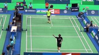 20150715TAIPEI OPEN MS Lin Dan林丹(CHN)vs Kalle Koljonen卡勒.克玖南(FIN)2-2