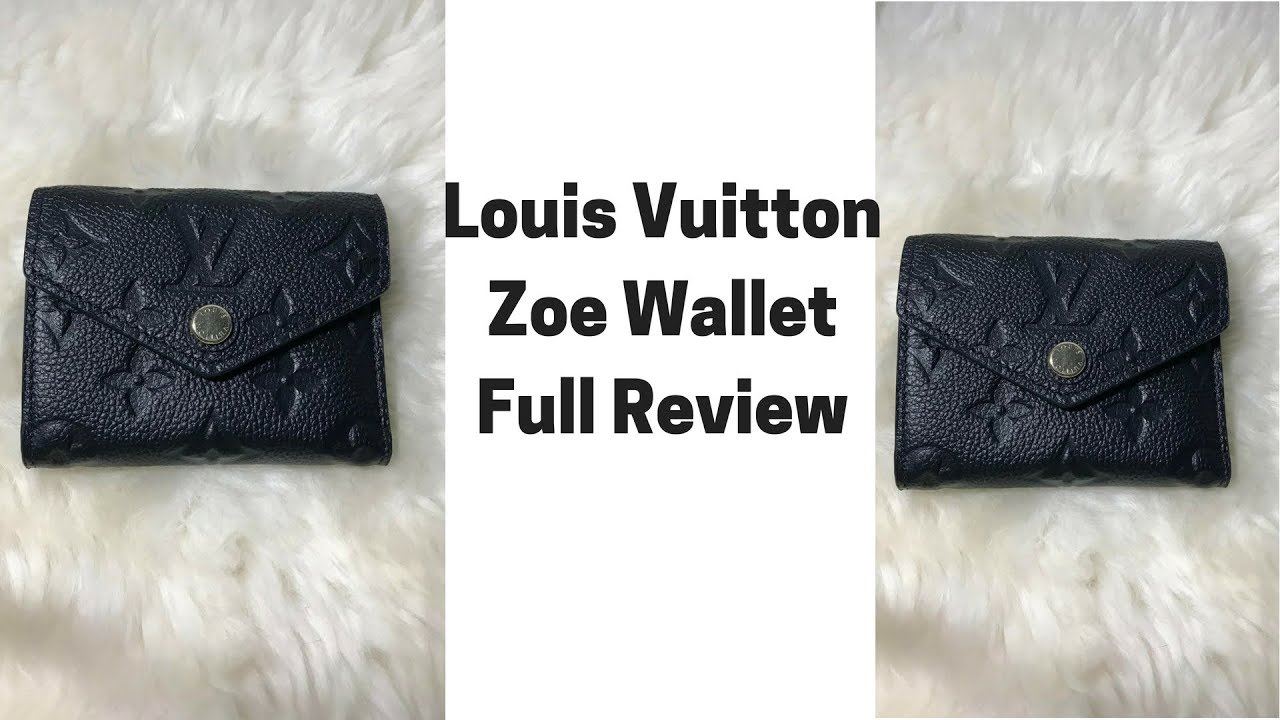 Louis Vuitton Zoe Wallet Full Review I How I packed? Size & is it worth? - YouTube