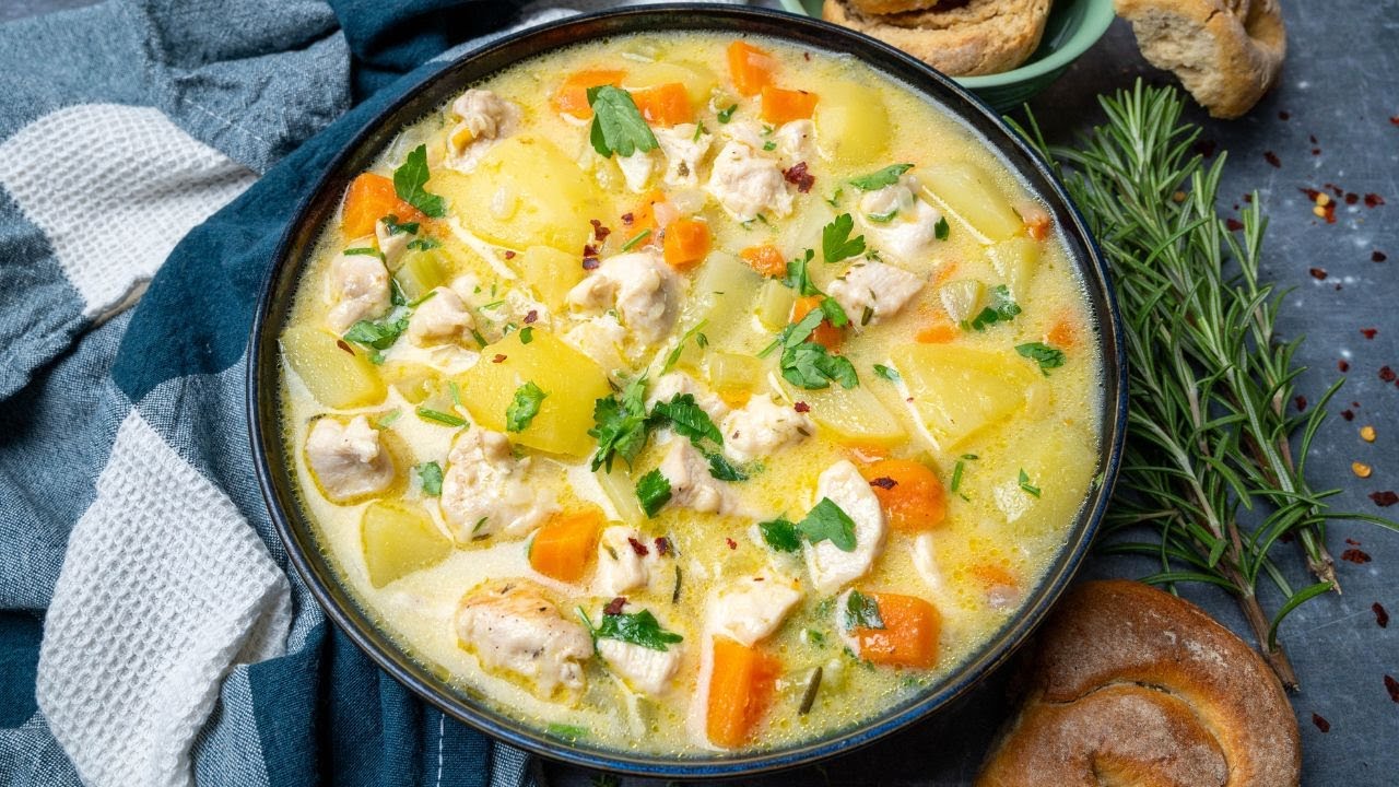 Chicken Potato Soup - YouTube