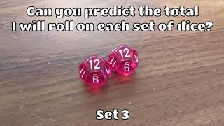 Predict my Dice Rolls