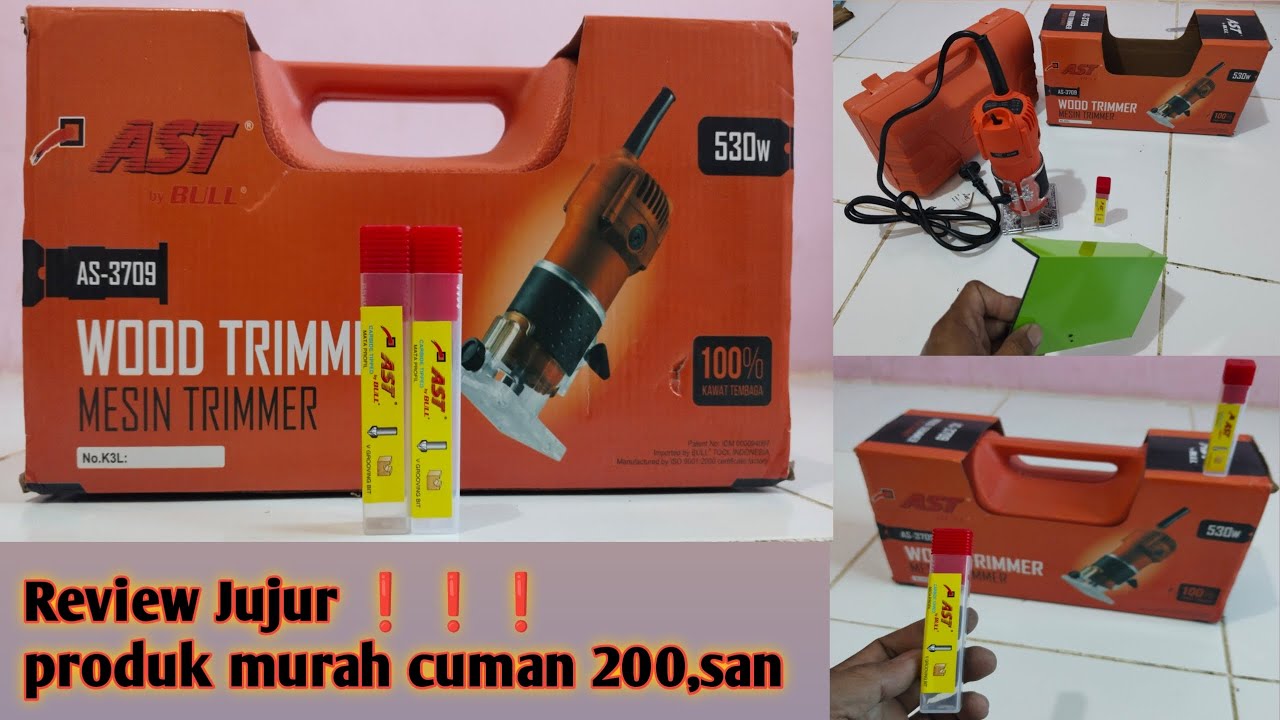 Mesin Trimmer AST AS_3709 / Mesin profil/mesin Router kayu / mesin Groving Acp