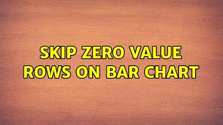Skip Zero Value Rows on Bar Chart