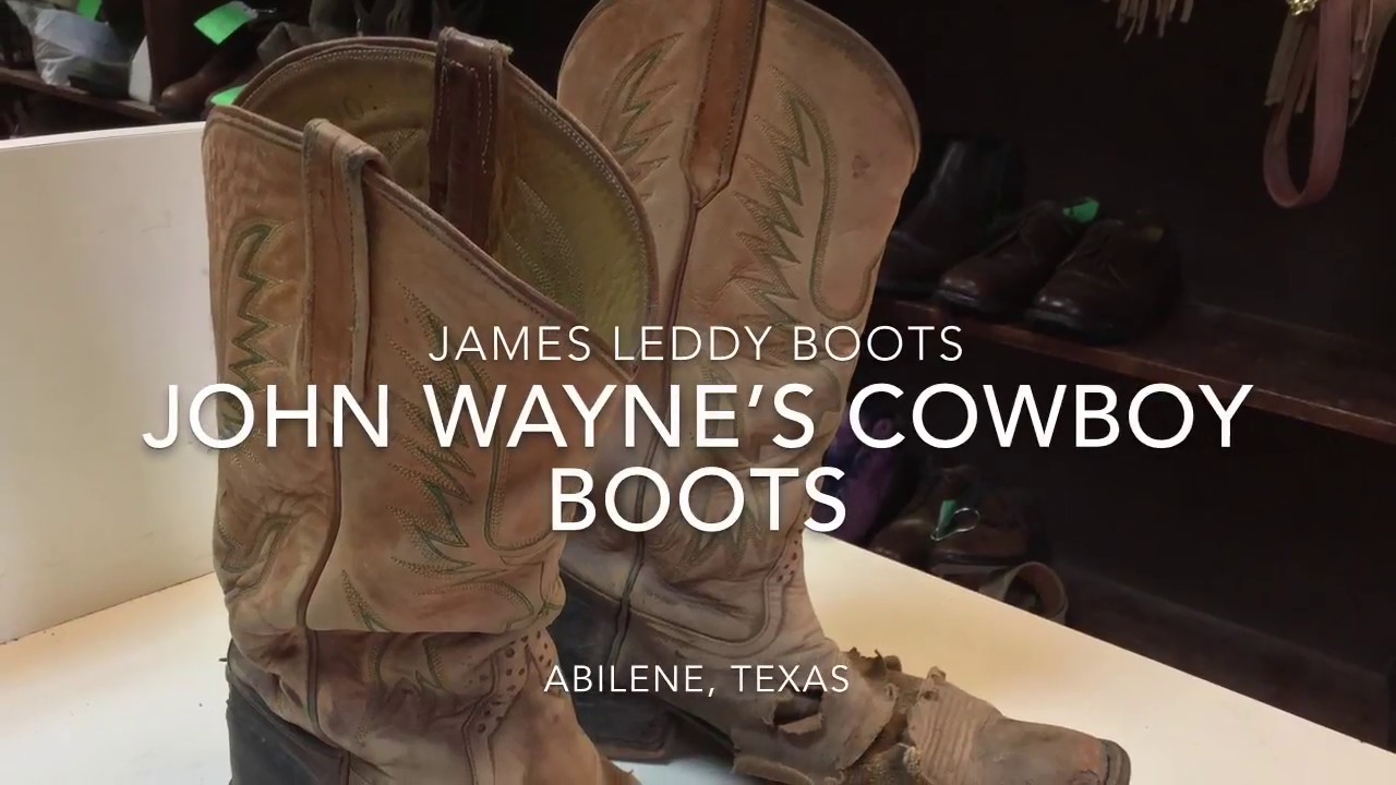 John Wayne's Cowboy Boot Maker - YouTube