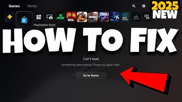 How To Fix PS5 Playstation Store Something Went Wrong Error in 2025 | PS5 Store Can