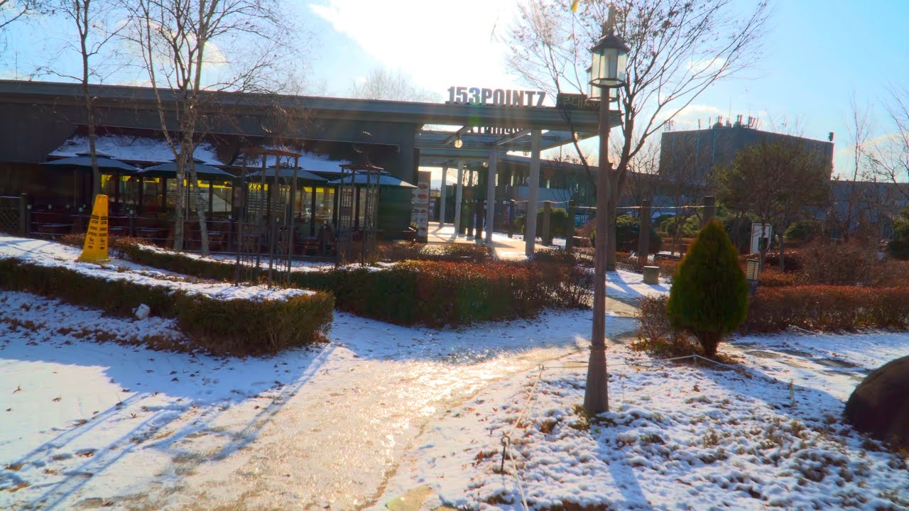 Korea - Deokpyeong Eco Service Area | Icheon | expressway service area - 4K HDR