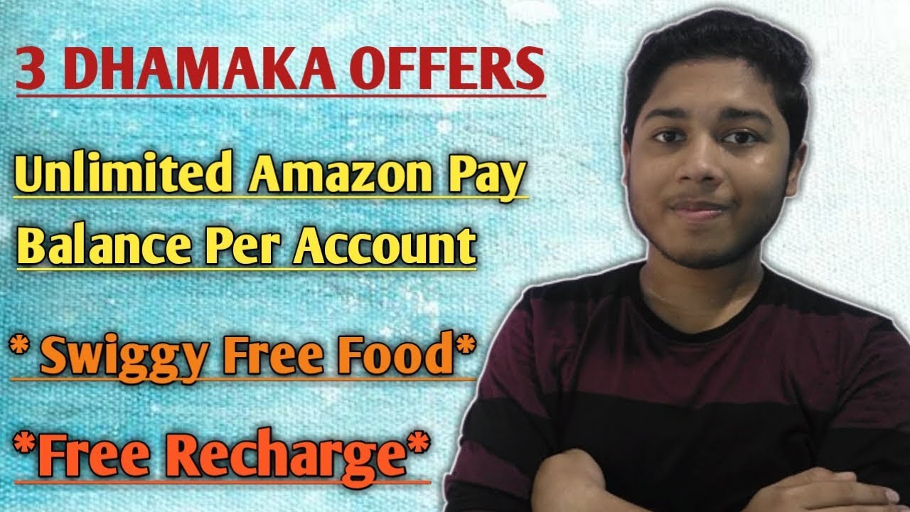 [EXPIRED] Amazon Pay Balance Unlimited Trick || Free Food From Swiggy || Free Recharge ||