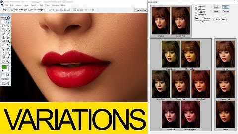 How to use color variations in Photoshop 7.0 | Best trick