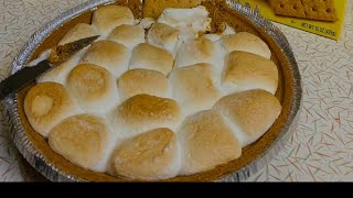 S’MORES PIE RECIPE | Chocolate Marshmallow Pie Dessert | Julia’s Addiction ||Sarathy’s kitchen