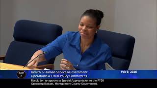 Feb 9, 2026 - HHS/GO Joint Committee Worksession