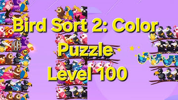 Bird Sort 2: Color Puzzle - Level 100