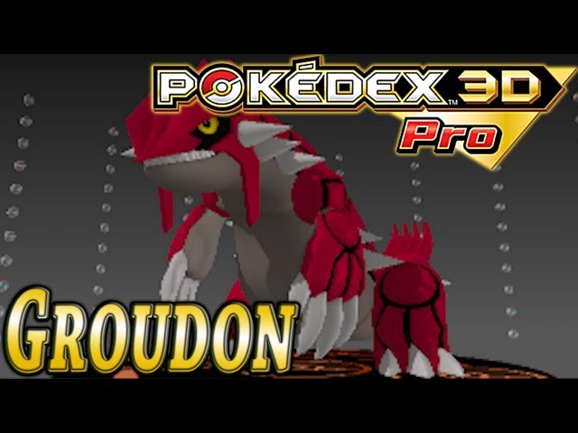 Groudon  Pokédex