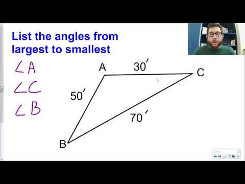 Triangle Inequalities Ordering Sides and Angles