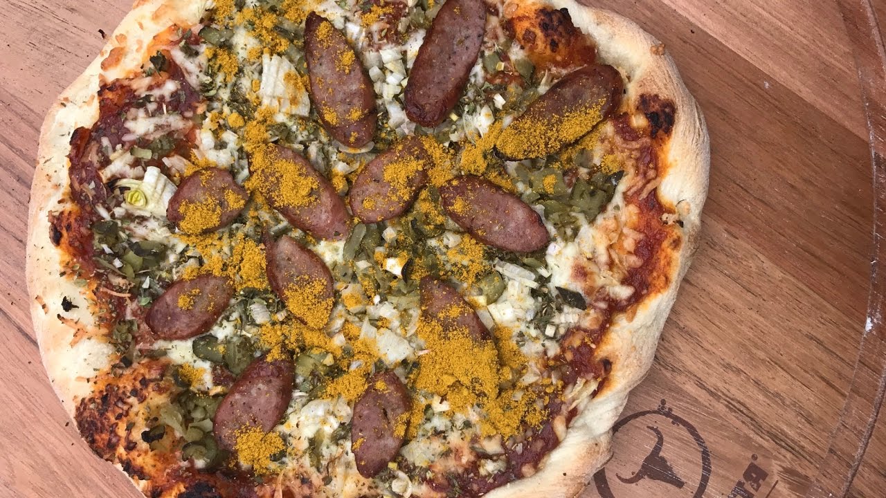 CurryPIZZA Sansibar Style english Grill and BBQRecipe 0815BBQ