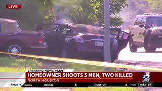 Houston Homeowner uses AR-15 to defend himself against three people trying to kill him