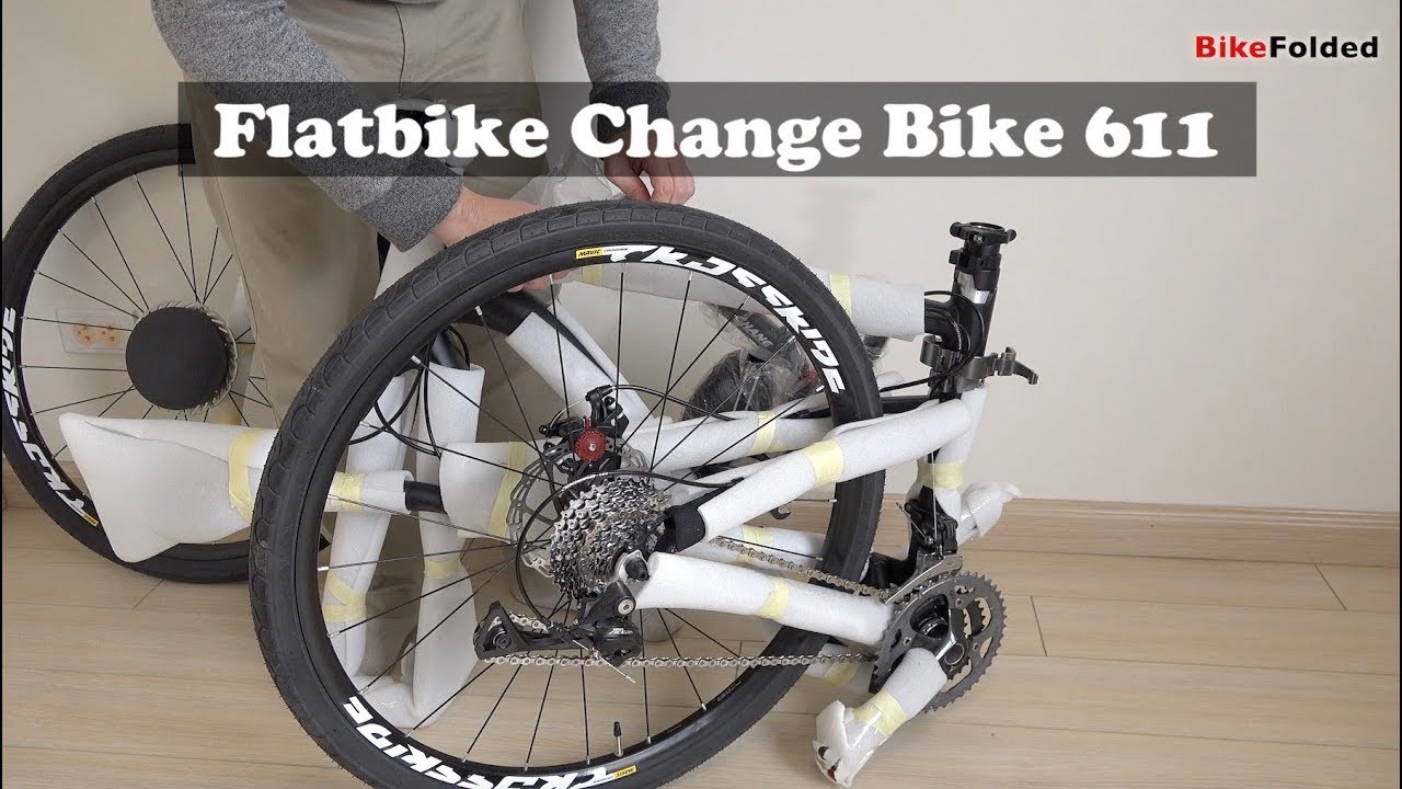 Flatbike Change Bike 611 Rugged Foldable Hybrid Bike Unboxing