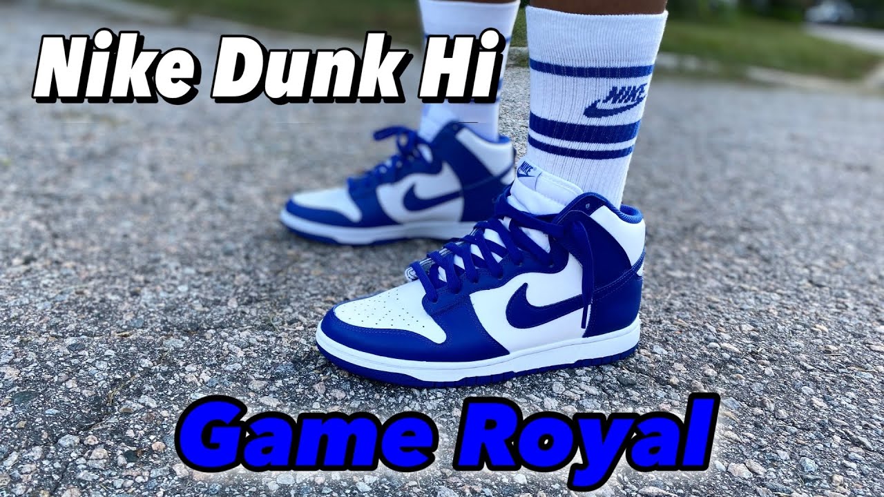NIKE　ダンクハイ　ゲームロイヤル 2021 Nike Dunk High 