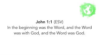 SCRIPTURE MEMORY SONG - John 1:1