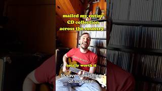 Mailed my entire CD collection across the country #indierock #alternativerock #poprock
