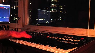 Korg Polysix + ValhallaVintageVerb = Warm Brass