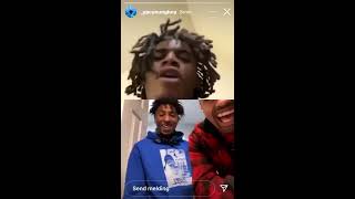 OgThree and BabyJoe Start Fighting While YoungBoy Laughing