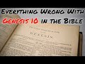 Everything Wrong With Genesis 10 in the Bible