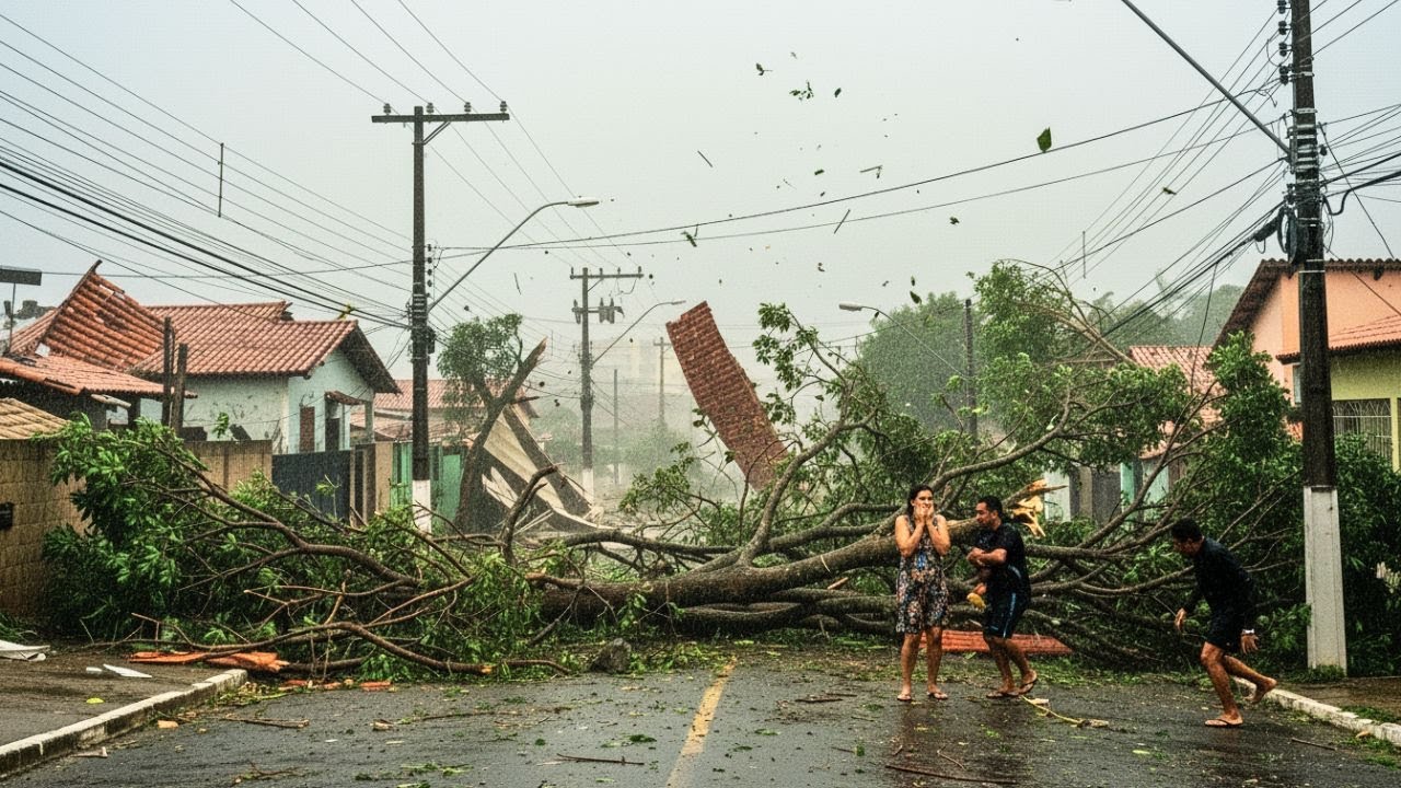 Temporal DESTRÓI partes de Paranavaí após sequência de tornados no Paraná.