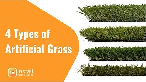 Artificial Grass - 4 Major Types in 2 Minutes