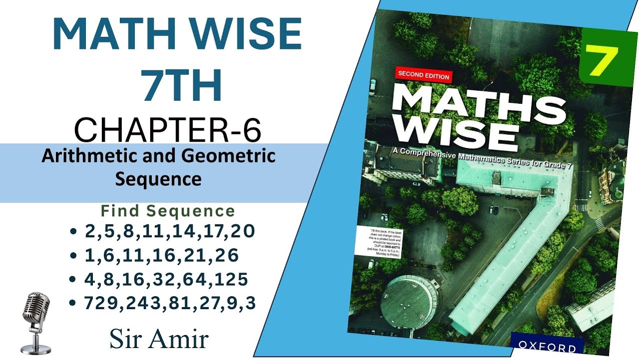 Arithmetic and Geometric Sequence | Math wise 7 | Oxford Math 7 | nth ...
