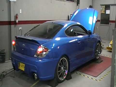 Hyundai Tiburon Turbo Dyno - YouTube