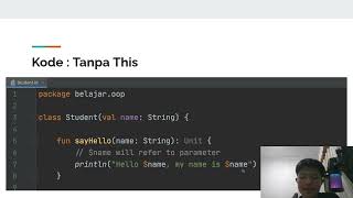 belajar kotlin oop dasar #8 - this keyword